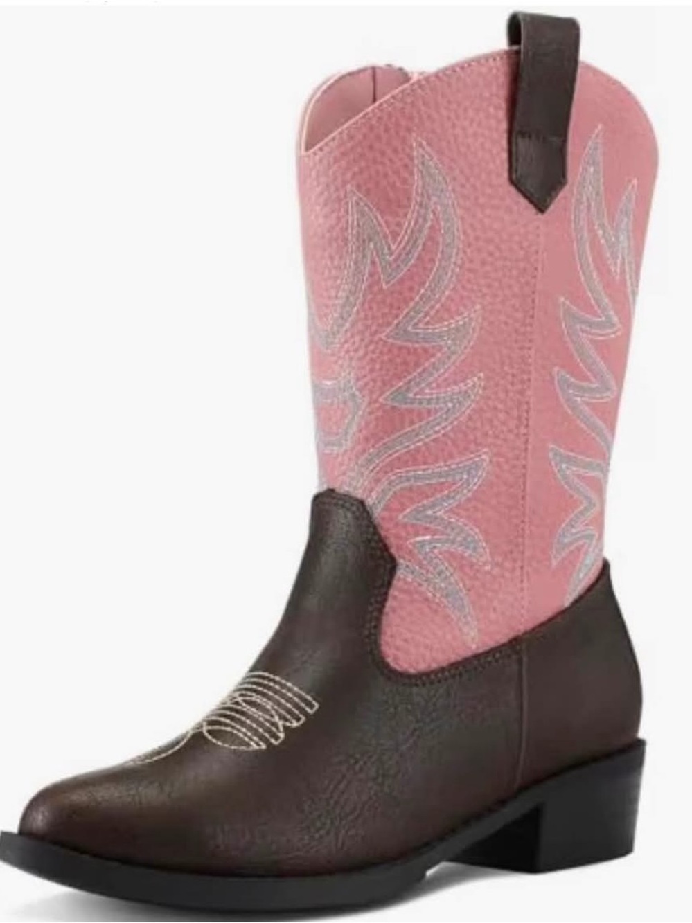 K KomForme big kid cowboy boots size 5, will fit a women’s size 7, new in box
